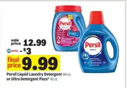 Meijer Persil Liquid Laundry Detergent or Ultra Detergent Pacs offer