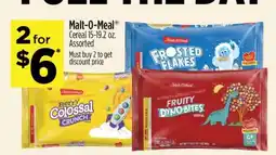 Dollar General Malt-O-Meal Cereal offer