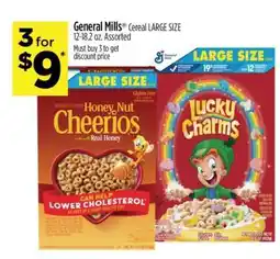 Dollar General General Mills Cereal Large Size offer