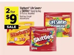 Dollar General Starburst , Life Savers or Skittles offer