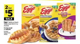 Dollar General Eggo waffles or French Toaster sticks offer