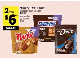Dollar General Snickers, Twix or Dove offer