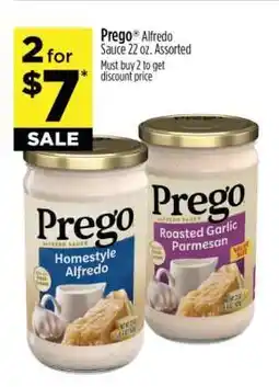 Dollar General Prego Alfredo Sauce 22 oz. Assorted offer