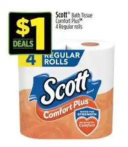 Dollar General Scott Bath Tissue Comfort Plus offer