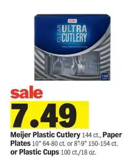 Meijer Meijer Plastic Cutlery offer