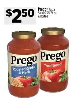Dollar General Prego Pasta Sauce offer