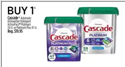 Dollar General Cascade Automatic Dishwasher Detergent ActionPacs offer