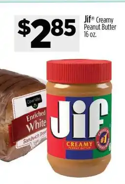 Dollar General Jif Creamy Peanut Butter offer
