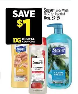 Dollar General Suave Body Wash offer