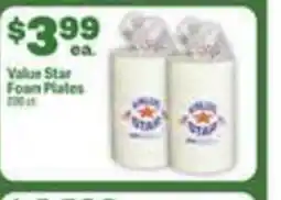 El Rio Grande Value Star Foam Plates offer