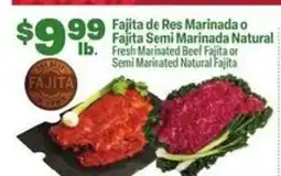 El Rio Grande Fajita Semi Marinada Natural Ib. Fresh Marinated Beef Fajita or offer
