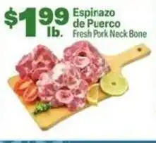 El Rio Grande Espinazo Fresh Pork Neck Bone offer
