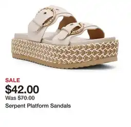 Belk Serpent Platform Sandals offer