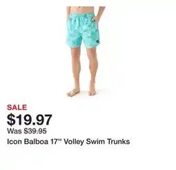 Belk Icon Balboa 17'' Volley Swim Trunks offer