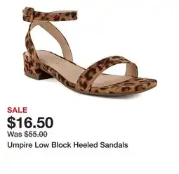 Belk Umpire Low Block Heeled Sandals offer