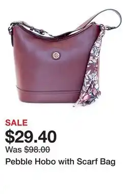 Belk Pebble Hobo with Scarf Bag offer