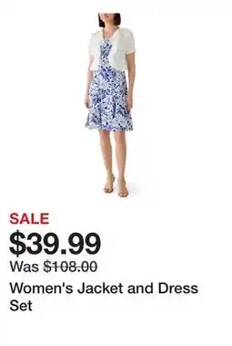 Belk Women's Jacket and Dress Set offer