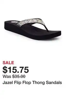 Belk Jazel Flip Flop Thong Sandals offer