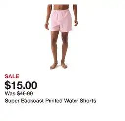 Belk Super Backcast Printed Water Shorts offer