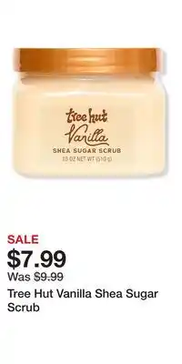 Ulta Beauty Tree Hut Vanilla Shea Sugar Scrub offer