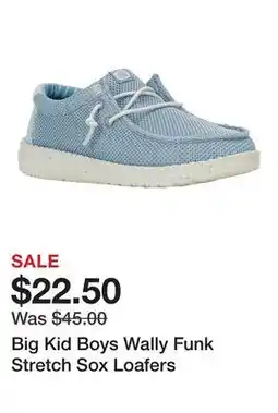 Belk Big Kid Boys Wally Funk Stretch Sox Loafers offer