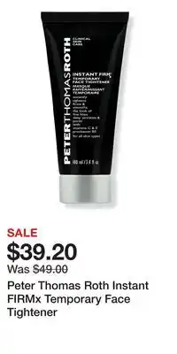 Ulta Beauty Peter Thomas Roth Instant FIRMx Temporary Face Tightener offer