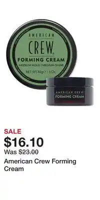 Ulta Beauty American Crew Forming Cream offer