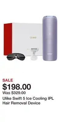 Ulta Beauty Ulike Swift 5 Ice Cooling IPL Hair Removal Device offer