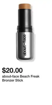 Ulta Beauty about-face Beach Freak Bronzer Stick offer