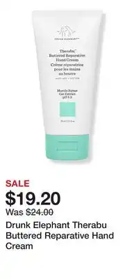 Ulta Beauty Drunk Elephant Therabu Buttered Reparative Hand Cream offer