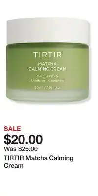 Ulta Beauty TIRTIR Matcha Calming Cream offer