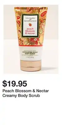 Bath & Body Works Peach Blossom & Nectar Creamy Body Scrub offer