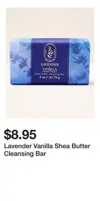 Bath & Body Works Lavender Vanilla Shea Butter Cleansing Bar offer
