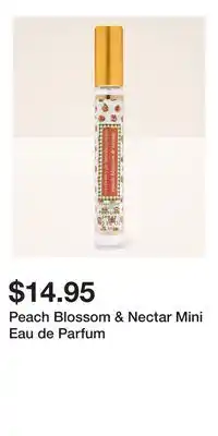 Bath & Body Works Peach Blossom & Nectar Mini Eau de Parfum offer