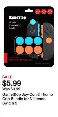 Game Stop GameStop Joy-Con 2 Thumb Grip Bundle for Nintendo Switch 2 offer