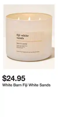 Bath & Body Works White Barn Fiji White Sands offer