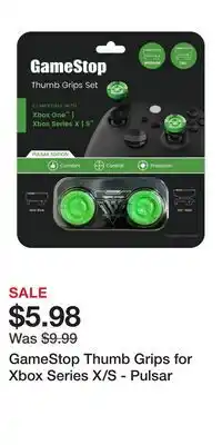 Game Stop GameStop Thumb Grips for Xbox Series X/S - Pulsar offer