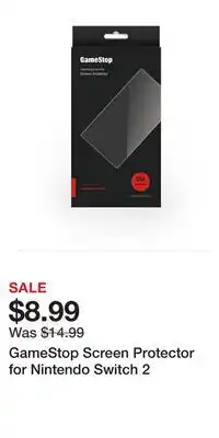 Game Stop GameStop Screen Protector for Nintendo Switch 2 offer
