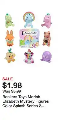 Game Stop Bonkers Toys Moriah Elizabeth Mystery Figures Color Splash Series 2 Figure (Styles May Vary) offer