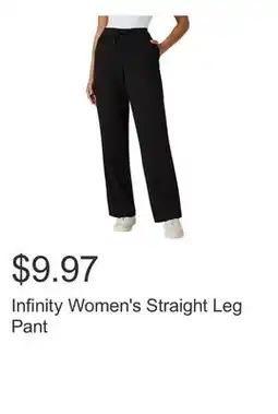 Costco Infinity Women's Straight Leg Pant offer