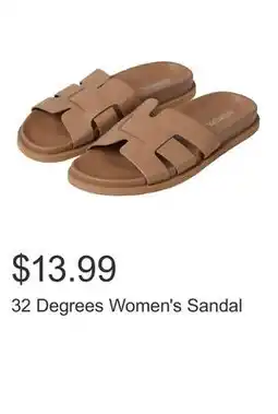 Costco 32 Degrees Women's Sandal offer