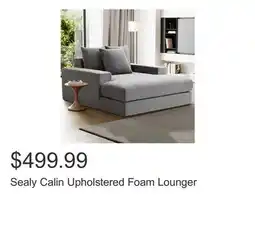 Costco Sealy Calin Upholstered Foam Lounger offer