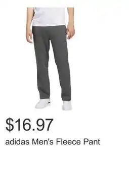 Costco adidas Men's Fleece Pant offer
