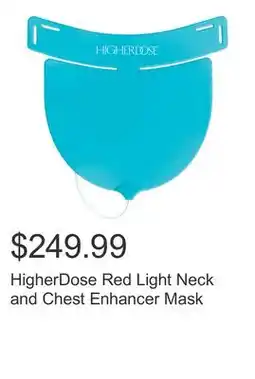 Costco HigherDose Red Light Neck and Chest Enhancer Mask offer