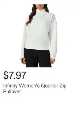 Costco Infinity Women's Quarter-Zip Pullover offer