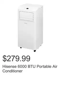 Costco Hisense 6000 BTU Portable Air Conditioner offer