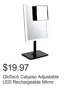 Costco GloTech Calypso Adjustable LED Rechargeable Mirror offer