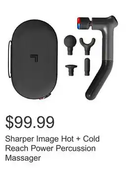 Costco Sharper Image Hot + Cold Reach Power Percussion Massager offer