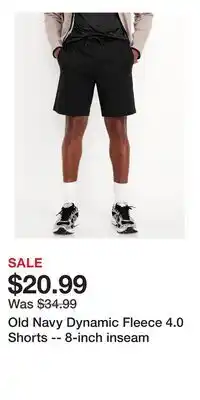 Old Navy Old Navy Dynamic Fleece 4.0 Shorts -- 8-inch inseam offer