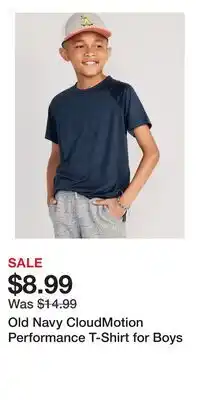 Old Navy Old Navy CloudMotion Performance T-Shirt for Boys offer